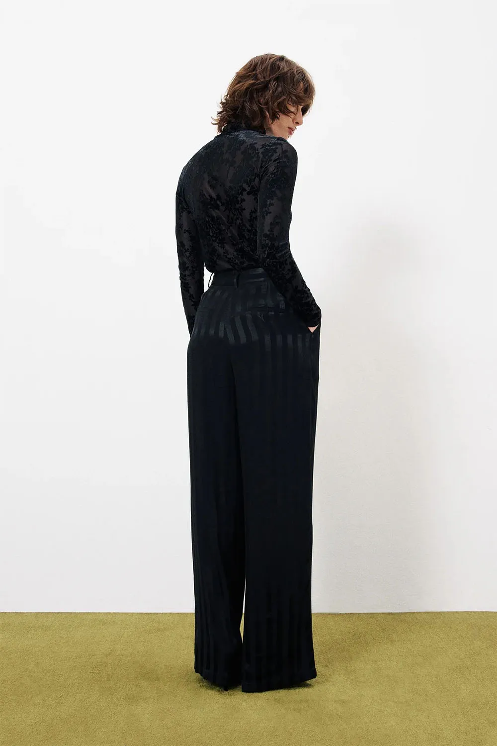 HIGH WINTER WOVEN TOP