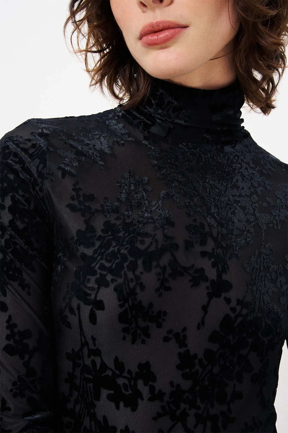 HIGH WINTER WOVEN TOP