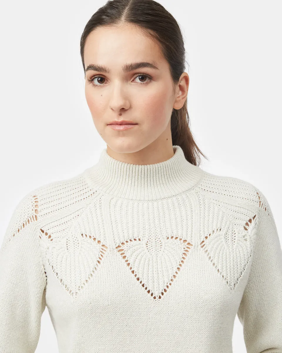 Highline Pointelle Turtleneck Sweater