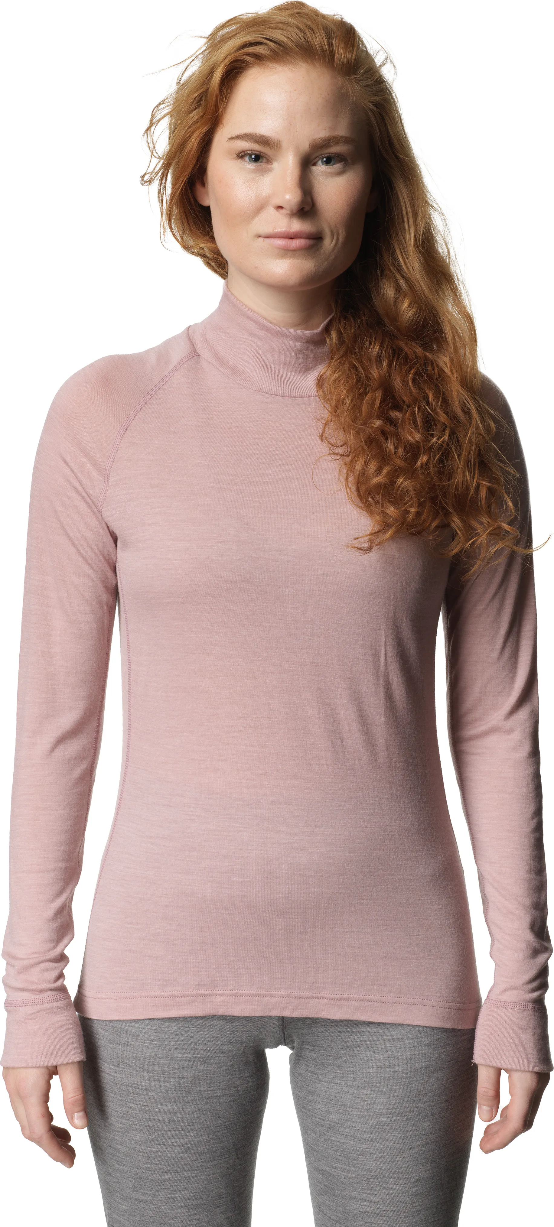 Houdini Women&#x27;s Activist Turtleneck Pink Moon | Buy Houdini Women&#x27;s Activist Turtleneck Pink Moon here | Outnorth