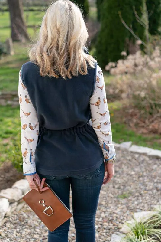 Hound & Hare Ladies Fleece Gilet - Bluegrass Blue
