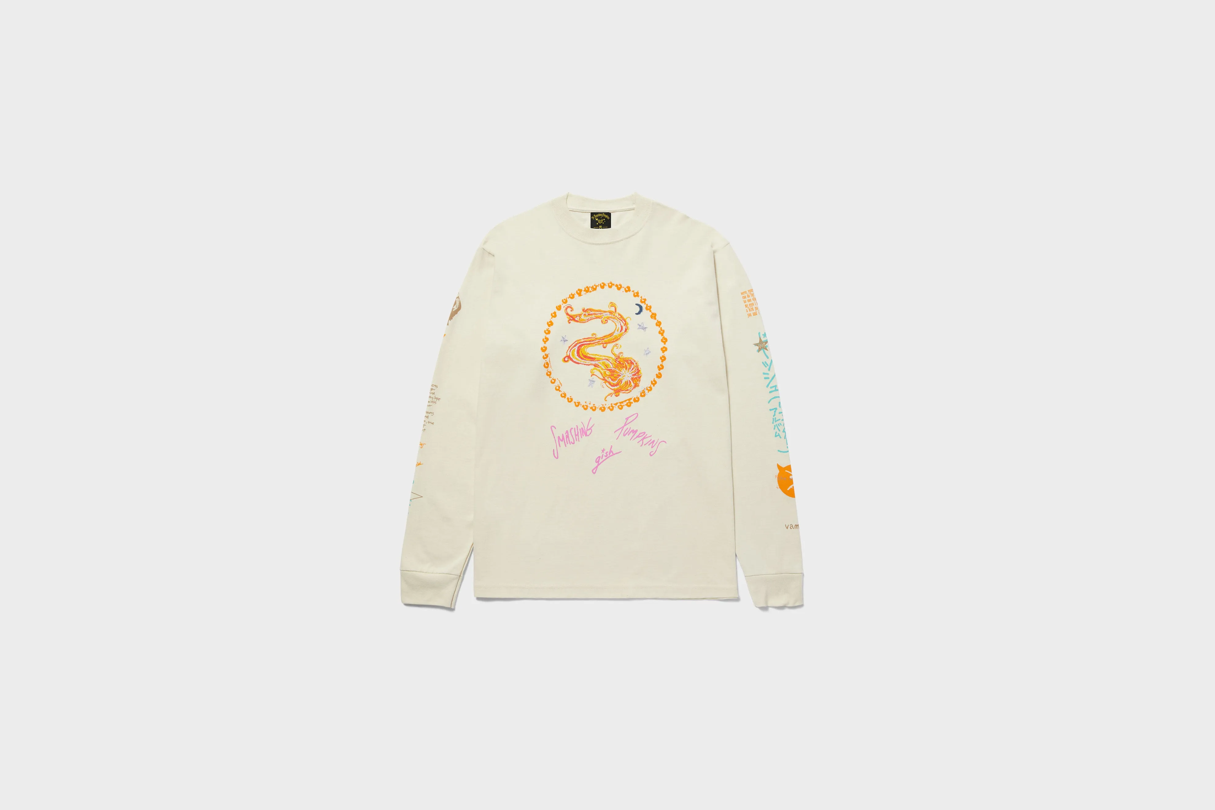 Huf x Smashing Pumpkins Crush Longsleeve Tee (Bone)