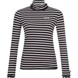HV Polo Ladies Turtleneck Stripe Eri Navy