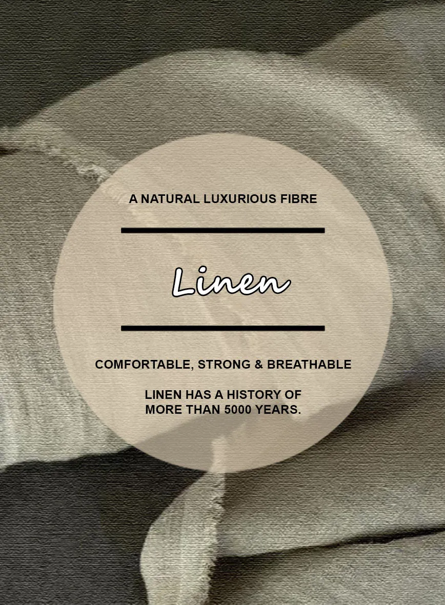 Italian Prato Rust Linen Highland Trousers