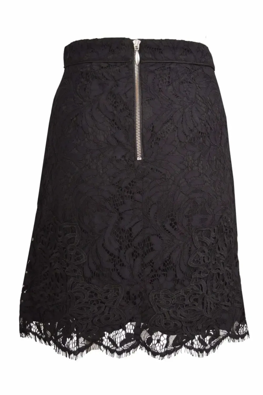 Lace Lined A Line Skirt