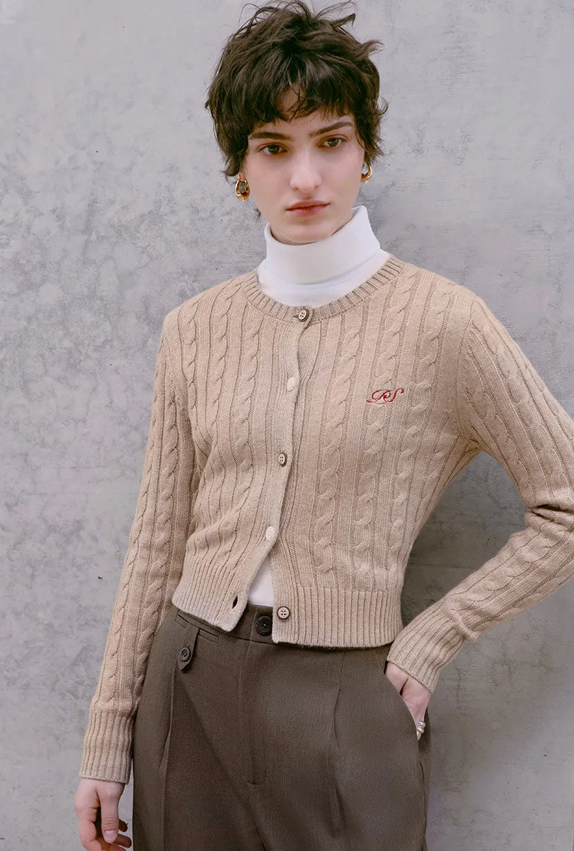 Lally Cardigan - Tan