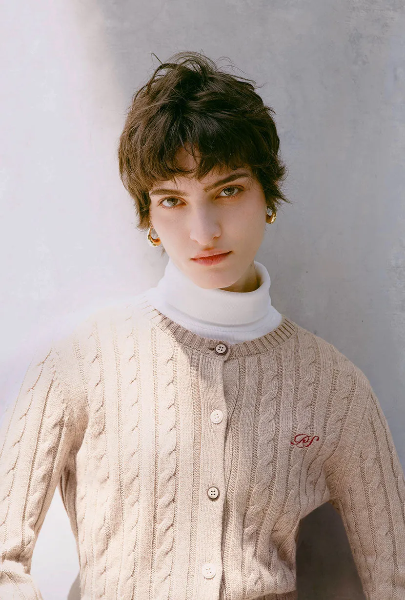 Lally Cardigan - Tan