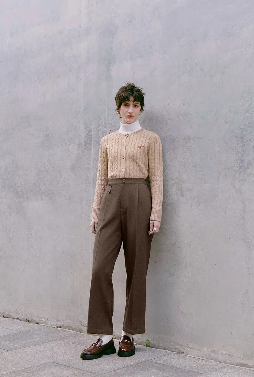 Lally Cardigan - Tan