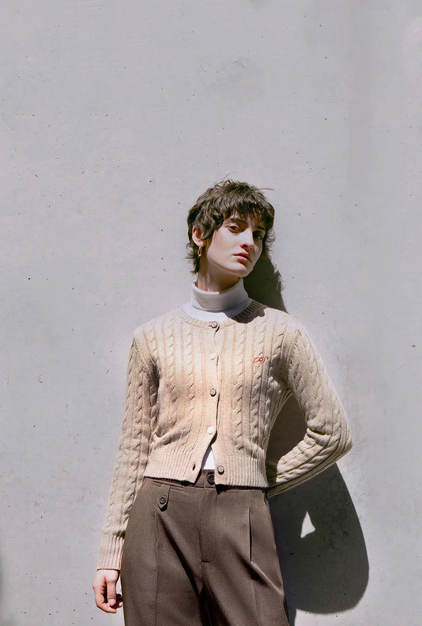 Lally Cardigan - Tan