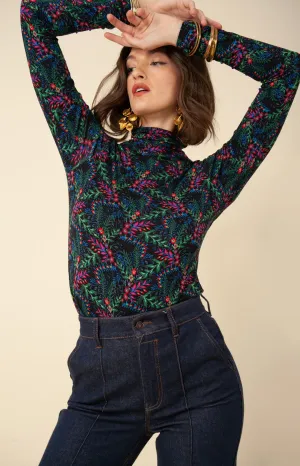 Lilou Jersey Turtleneck Top