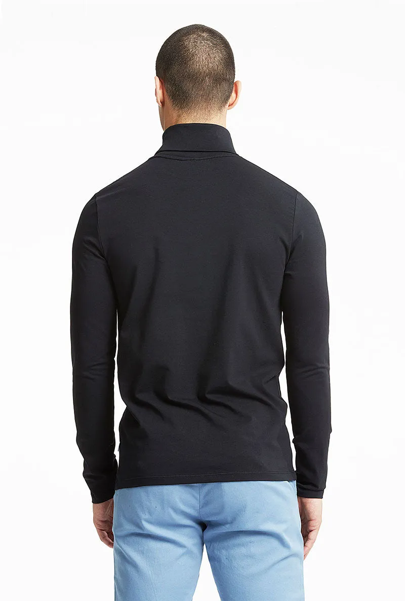 LINDBERGH ROLL NECK LS TSHIRT