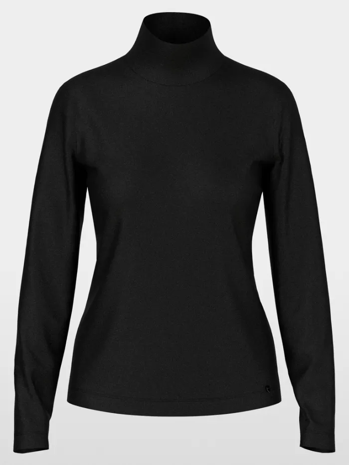 Marc Cain Collections Turtleneck Top In Black XC 48.28 J34 COL 900