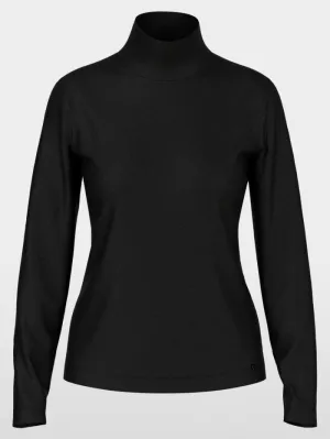 Marc Cain Collections Turtleneck Top In Black XC 48.28 J34 COL 900