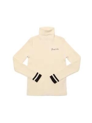 Marni Junior   Cotton blend knit turtleneck sweater 