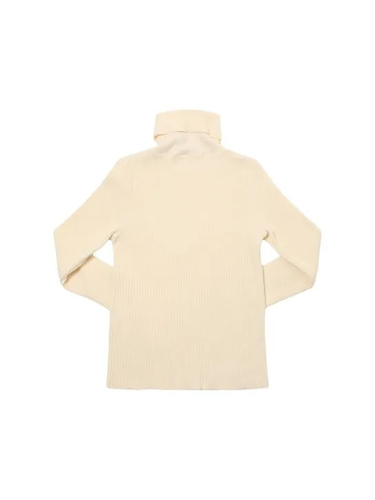 Marni Junior   Cotton blend knit turtleneck sweater 