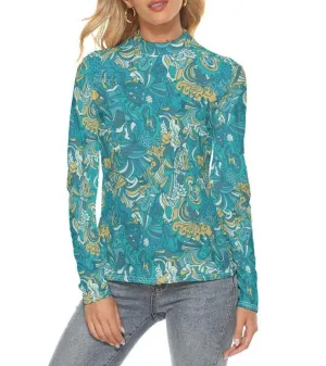 Masu Long Sleeve Turtleneck Top