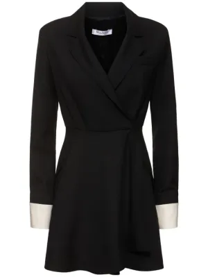 Max Mara   Sella wool gabardine mini dress 