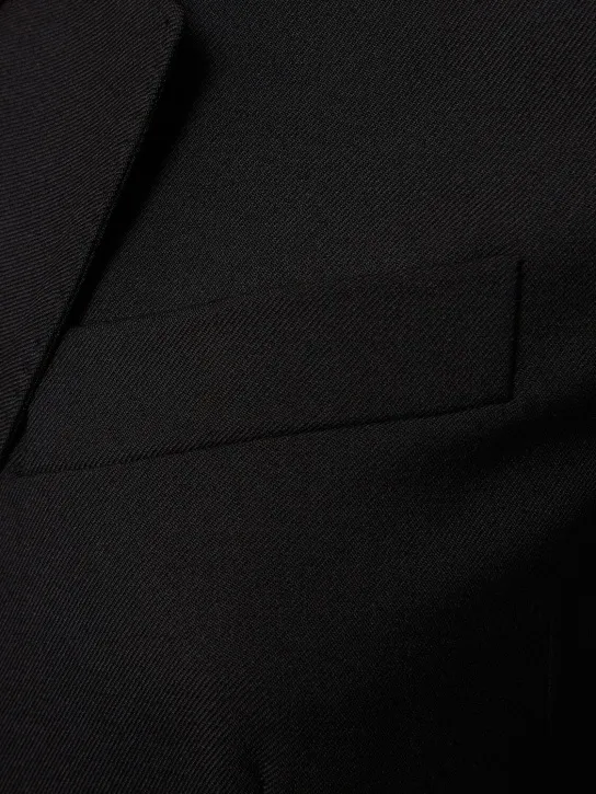 Max Mara   Sella wool gabardine mini dress 
