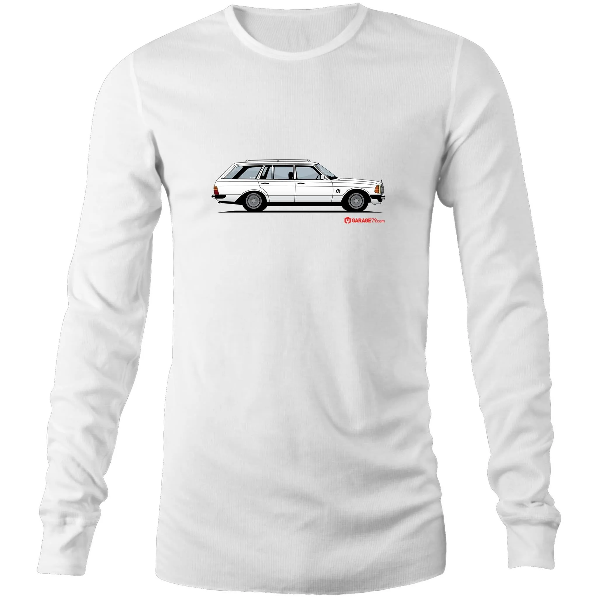 Mercedes Wagon Mens Long Sleeve T-Shirt
