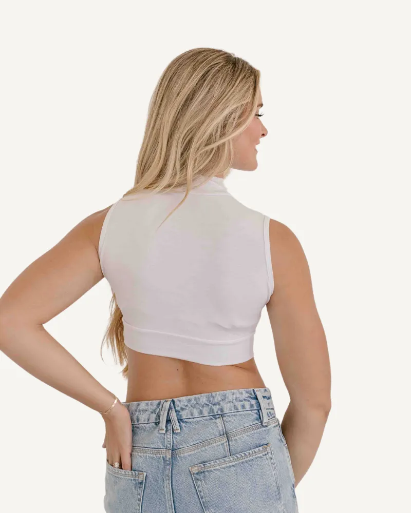 Mock Neck Sleeveless