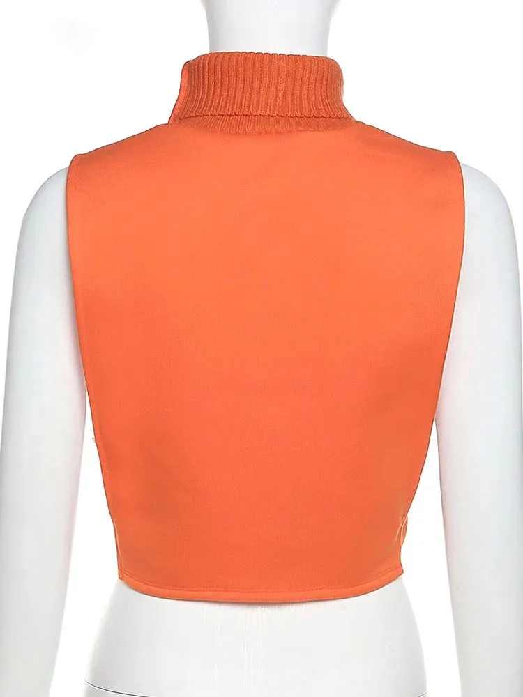 No.5 Sleeveless Turtleneck