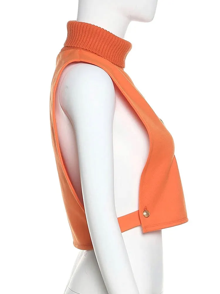 No.5 Sleeveless Turtleneck