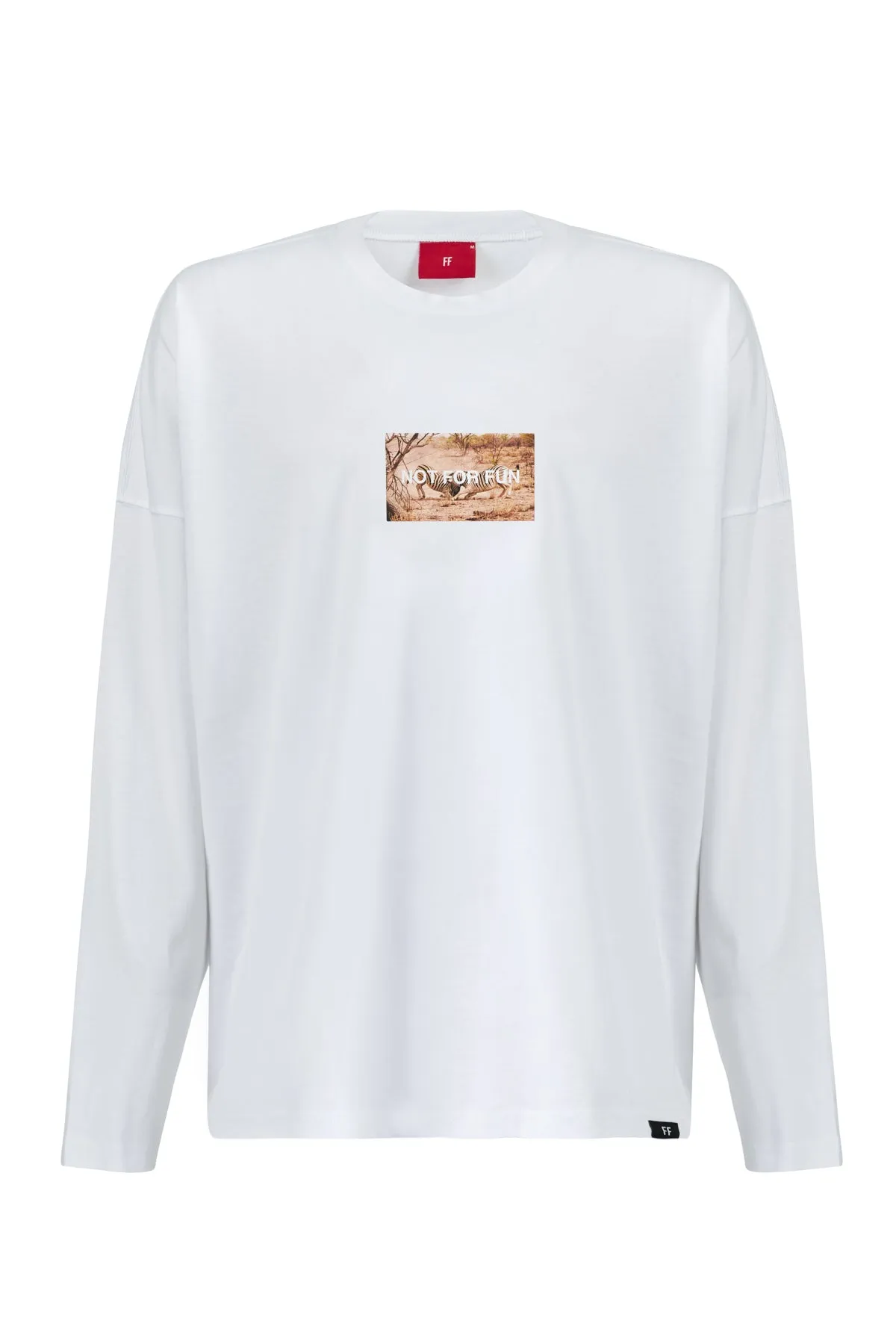 Not For Fun 006 / Long Sleeve Oversize T-shirt