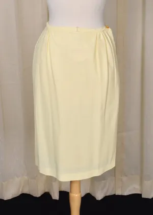 NWT 1950s Yellow Pencil Skirt