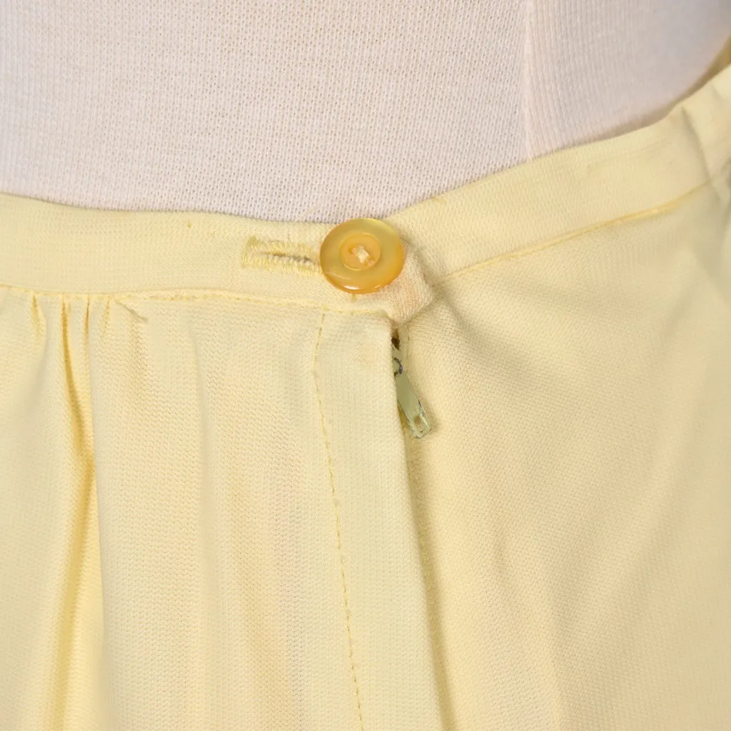 NWT 1950s Yellow Pencil Skirt