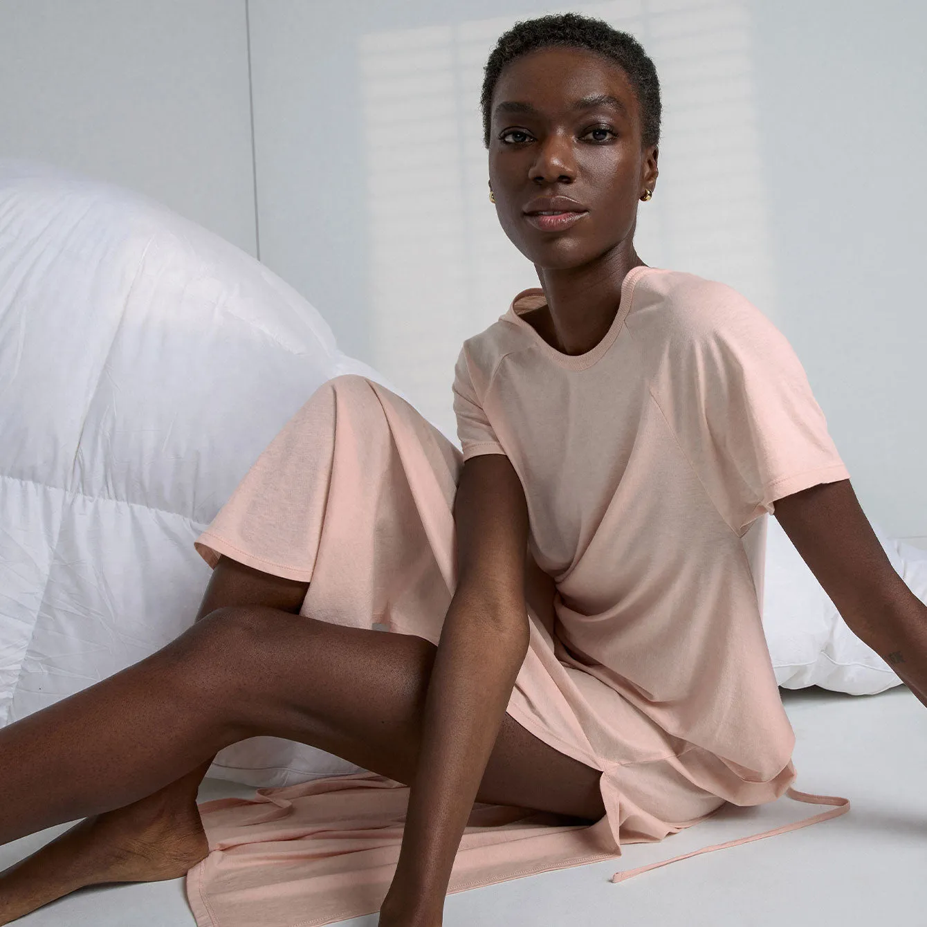 Organic Pima Wrap Dress