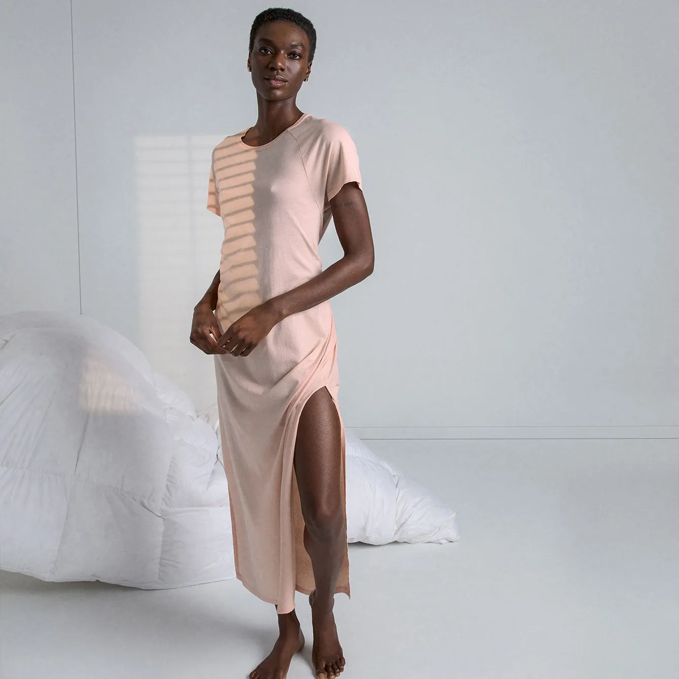 Organic Pima Wrap Dress