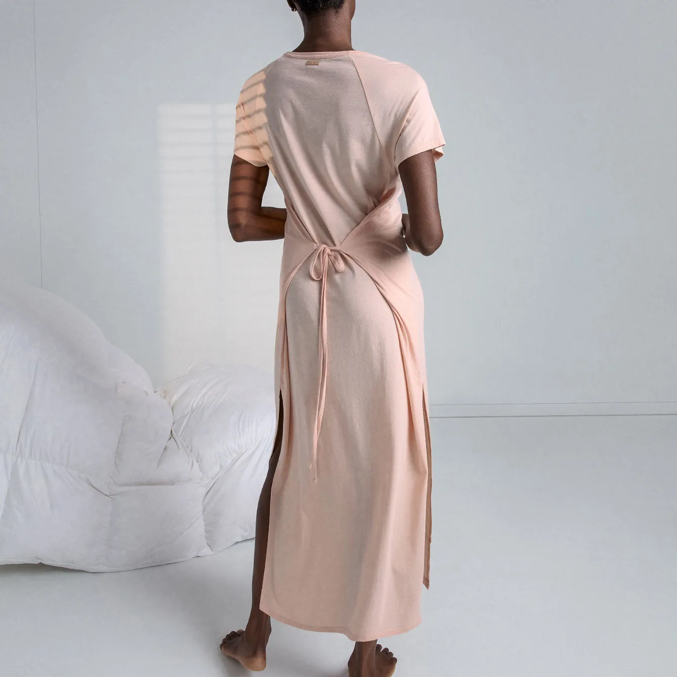 Organic Pima Wrap Dress