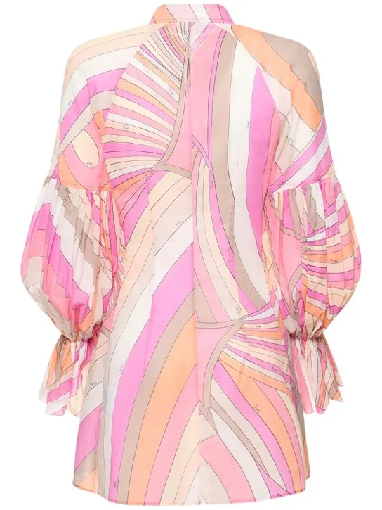 Pucci   Iride printed cotton muslin mini dress 
