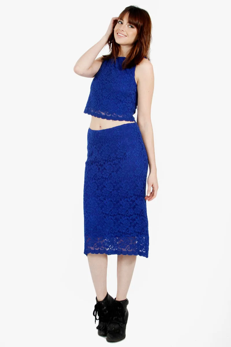 Sapphire Lace Top