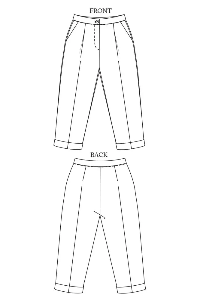 Sewing Kit : Pegs Trousers, Achilles Linen