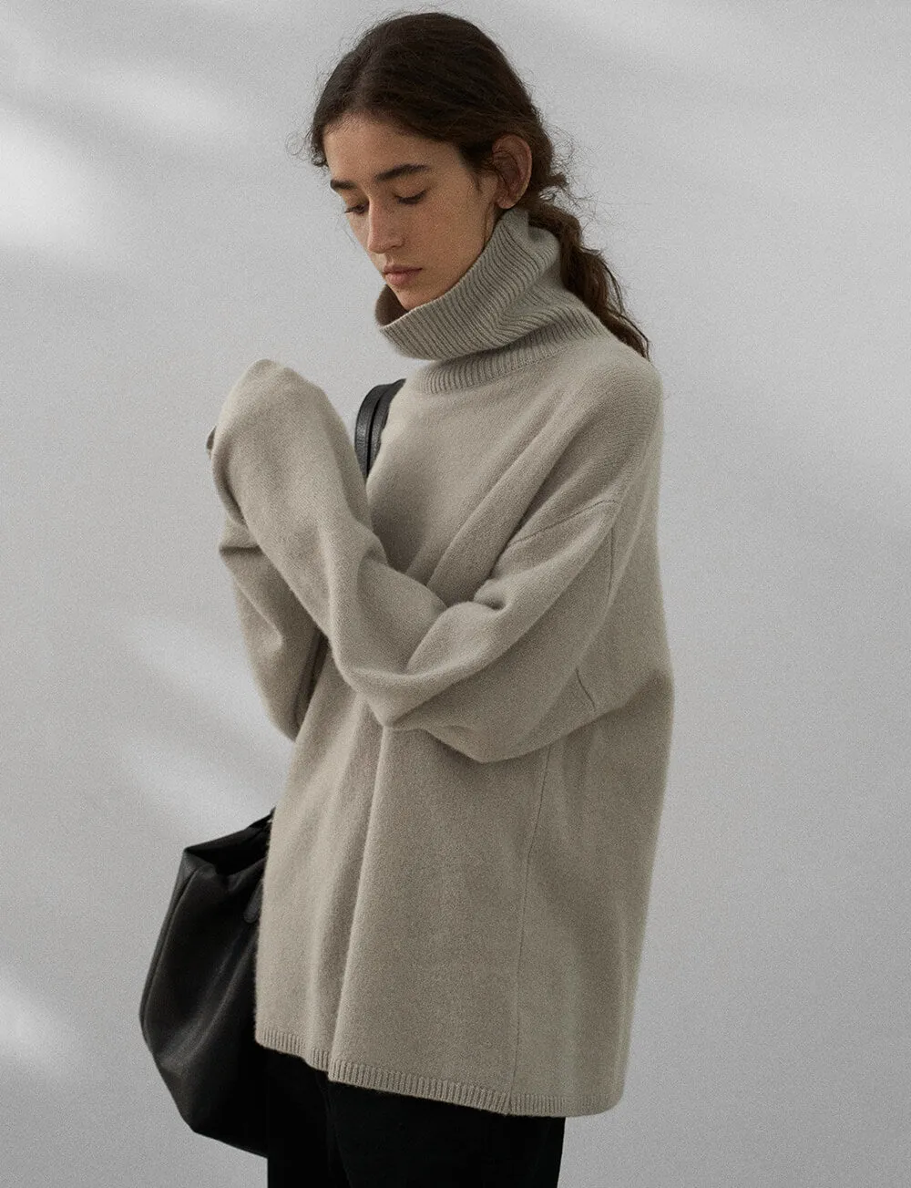 Soft Wool Turtleneck Sweater-PREORDER