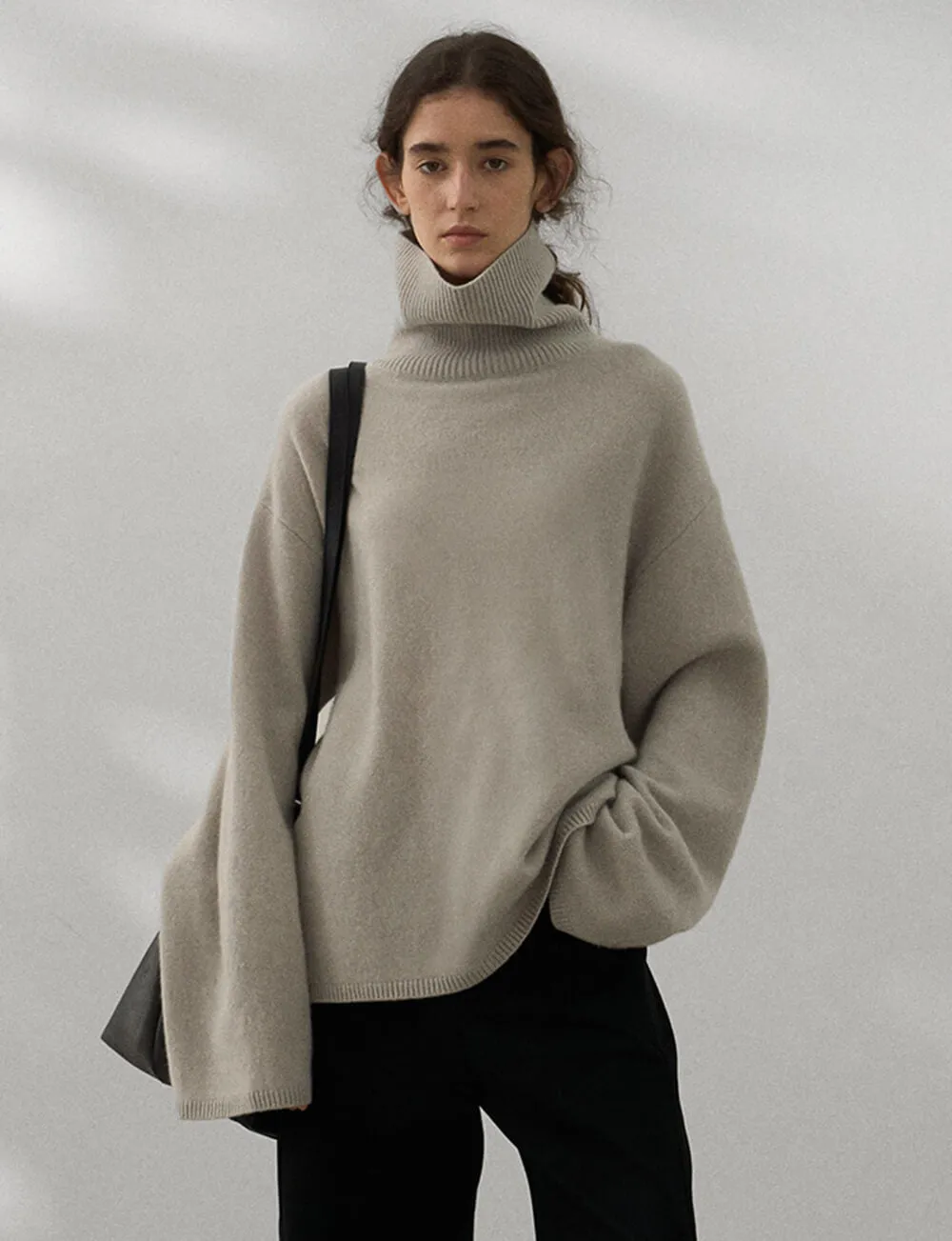 Soft Wool Turtleneck Sweater-PREORDER
