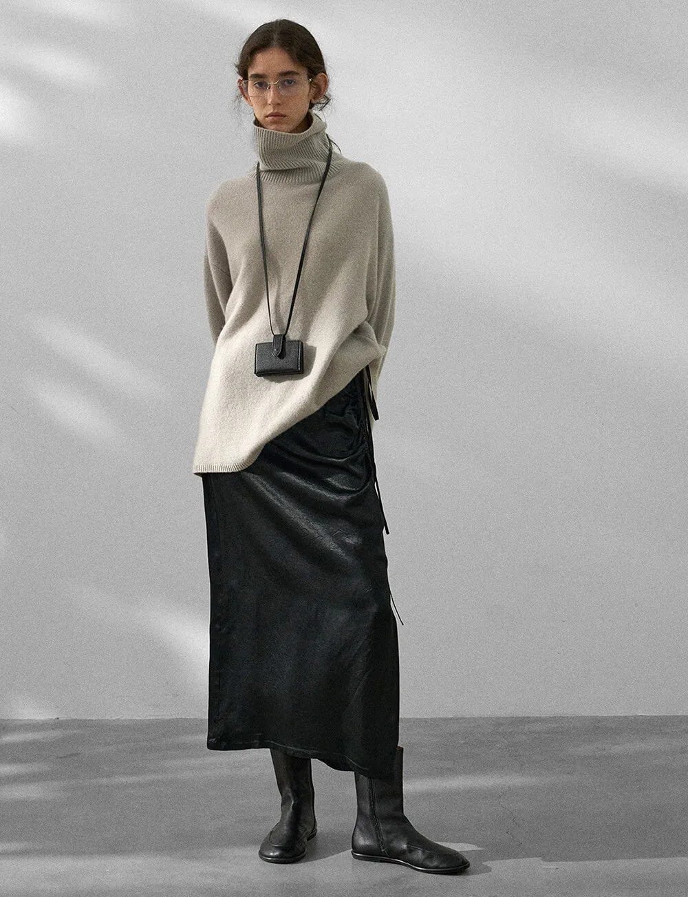 Soft Wool Turtleneck Sweater-PREORDER
