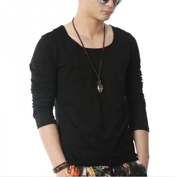 Solid Long Sleeve T-shirt