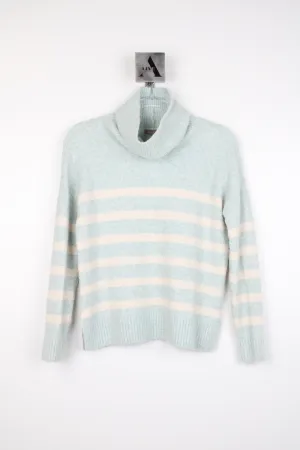 Striped Turtleneck Sweater
