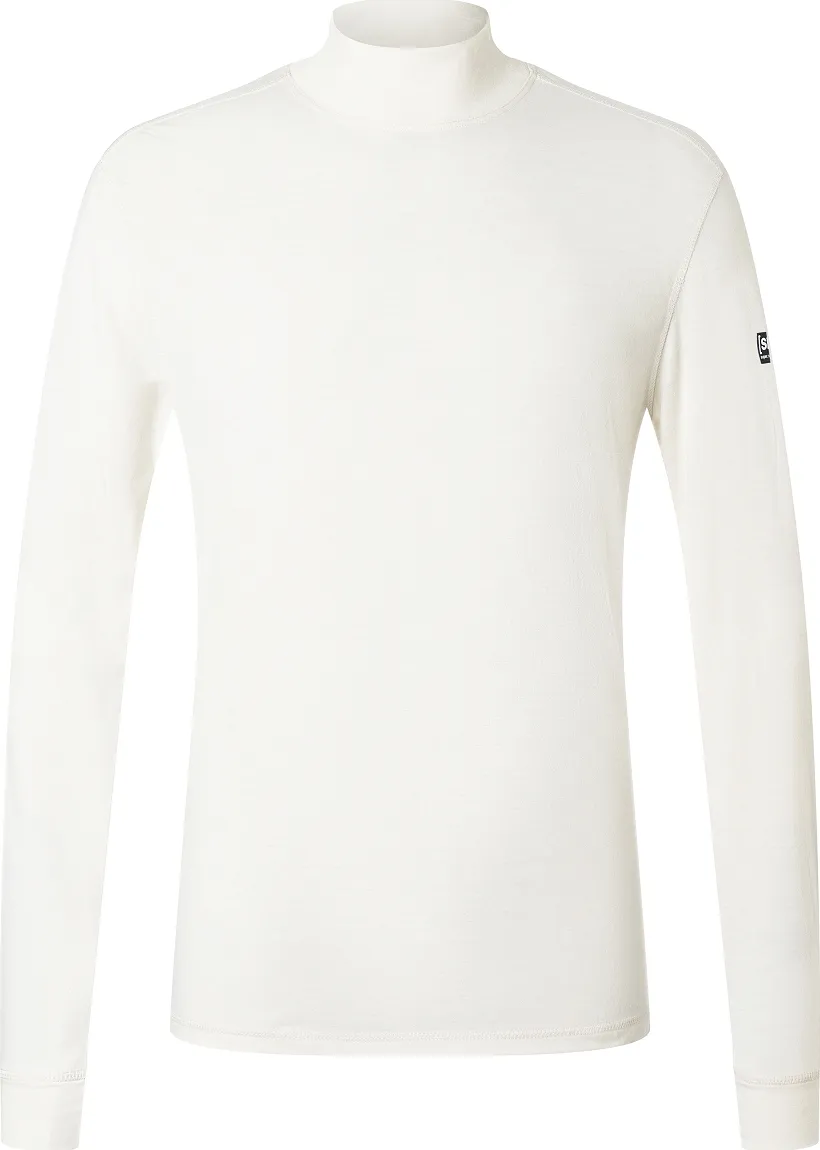 super.natural Men&#x27;s Tundra175 Turtleneck Fresh White | Buy super.natural Men&#x27;s Tundra175 Turtleneck Fresh White here | Outnorth