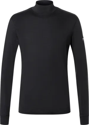 super.natural Men&#x27;s Tundra175 Turtleneck Jet Black | Buy super.natural Men&#x27;s Tundra175 Turtleneck Jet Black here | Outnorth