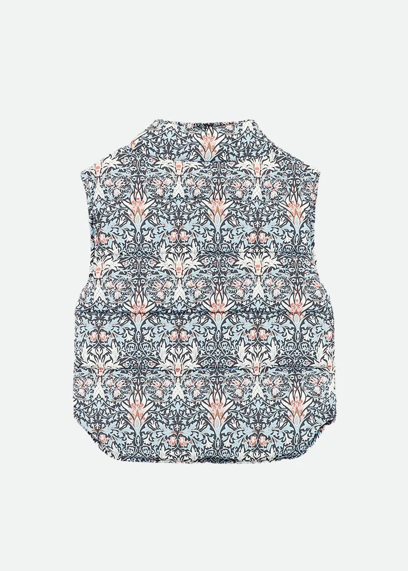 Tabatha Printed Gilet Navy