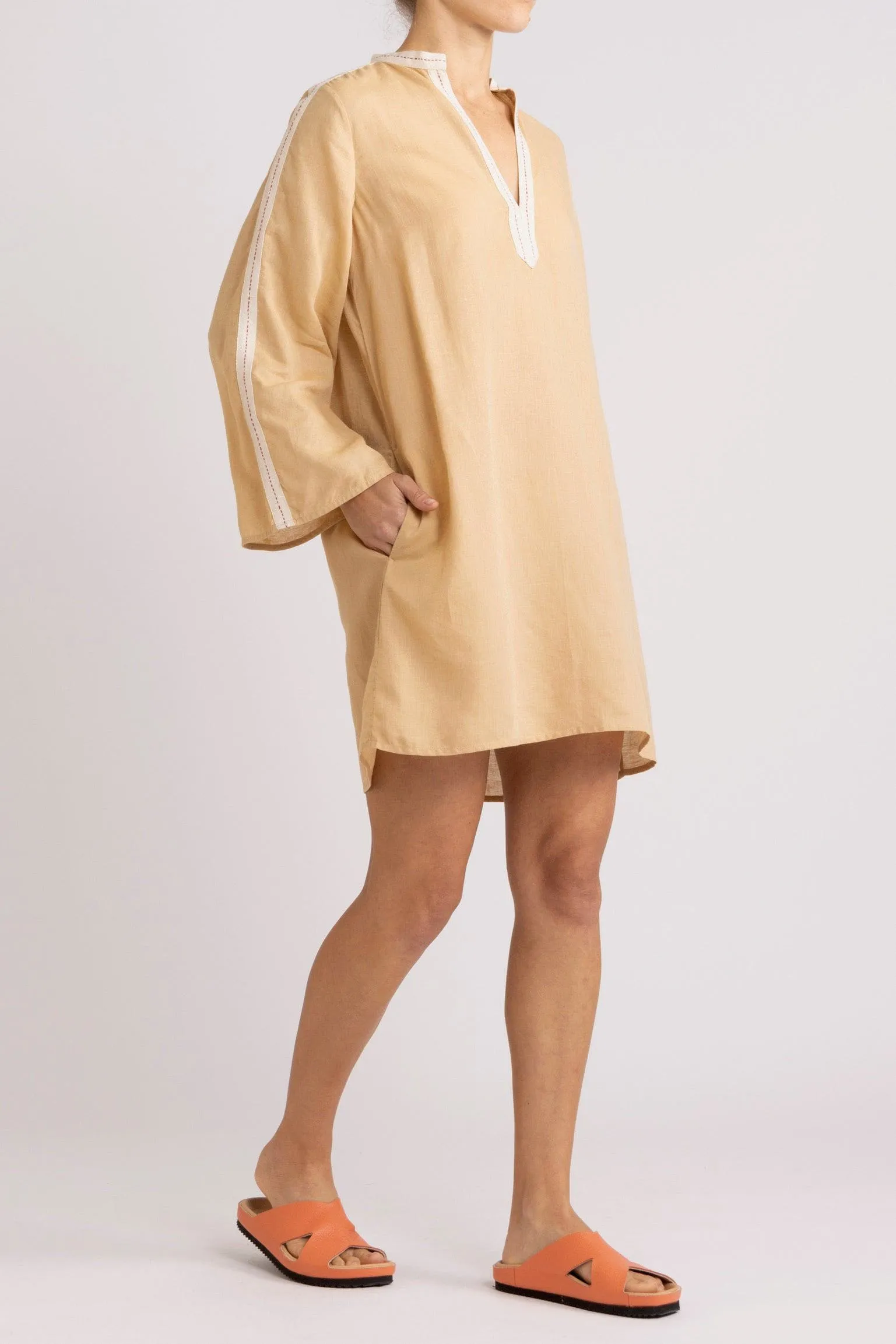 Tenley Cotton-Linen Short Tunic