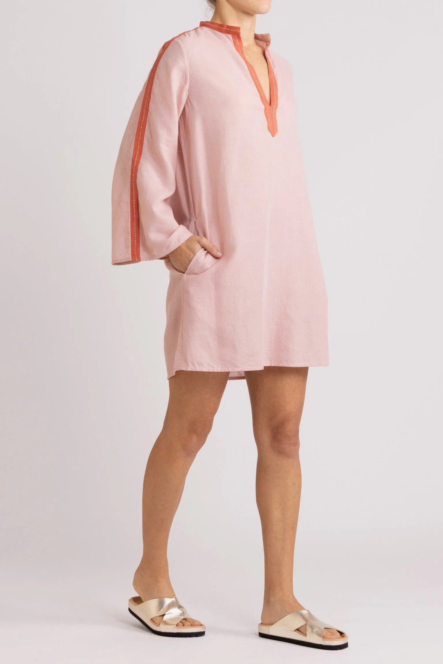 Tenley Cotton-Linen Short Tunic