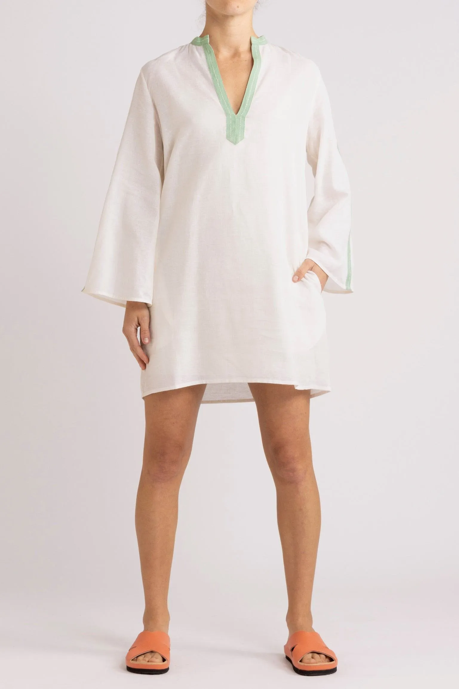 Tenley Cotton-Linen Short Tunic