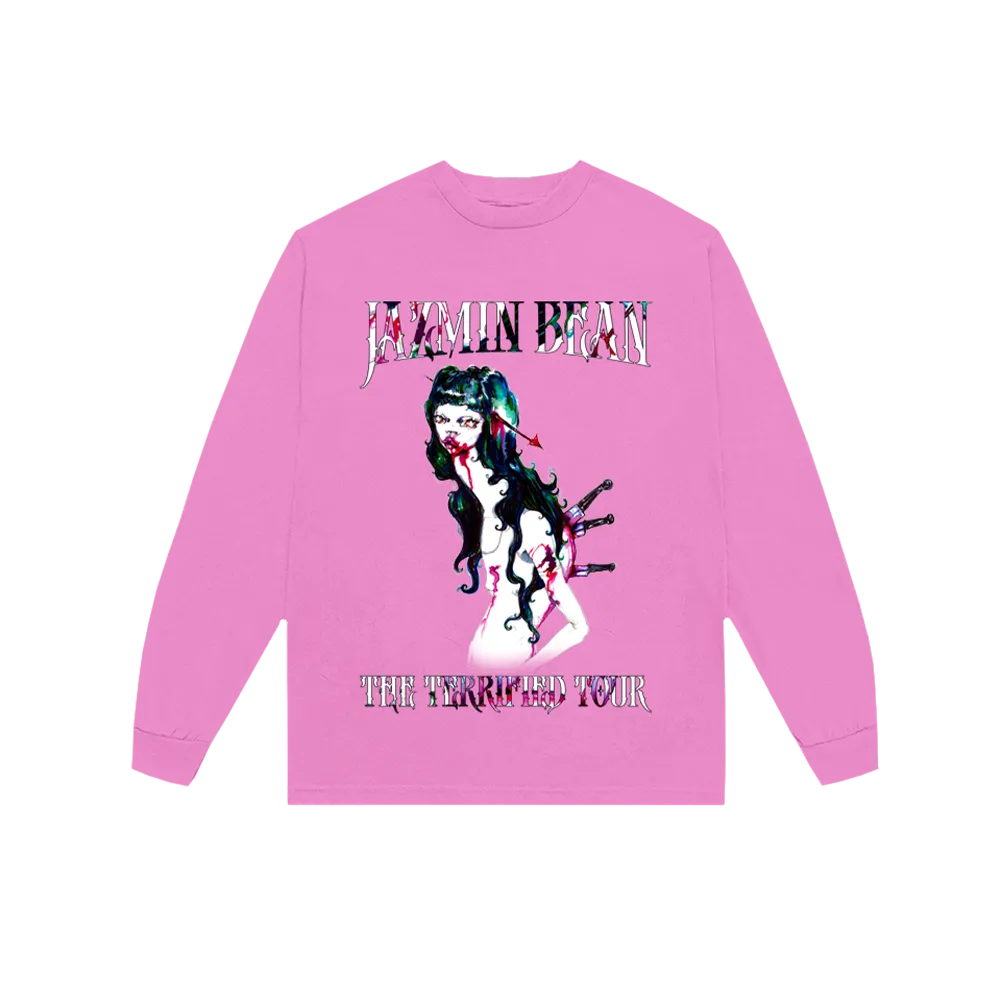The Terrified Tour Illustration Long Sleeve T-Shirt