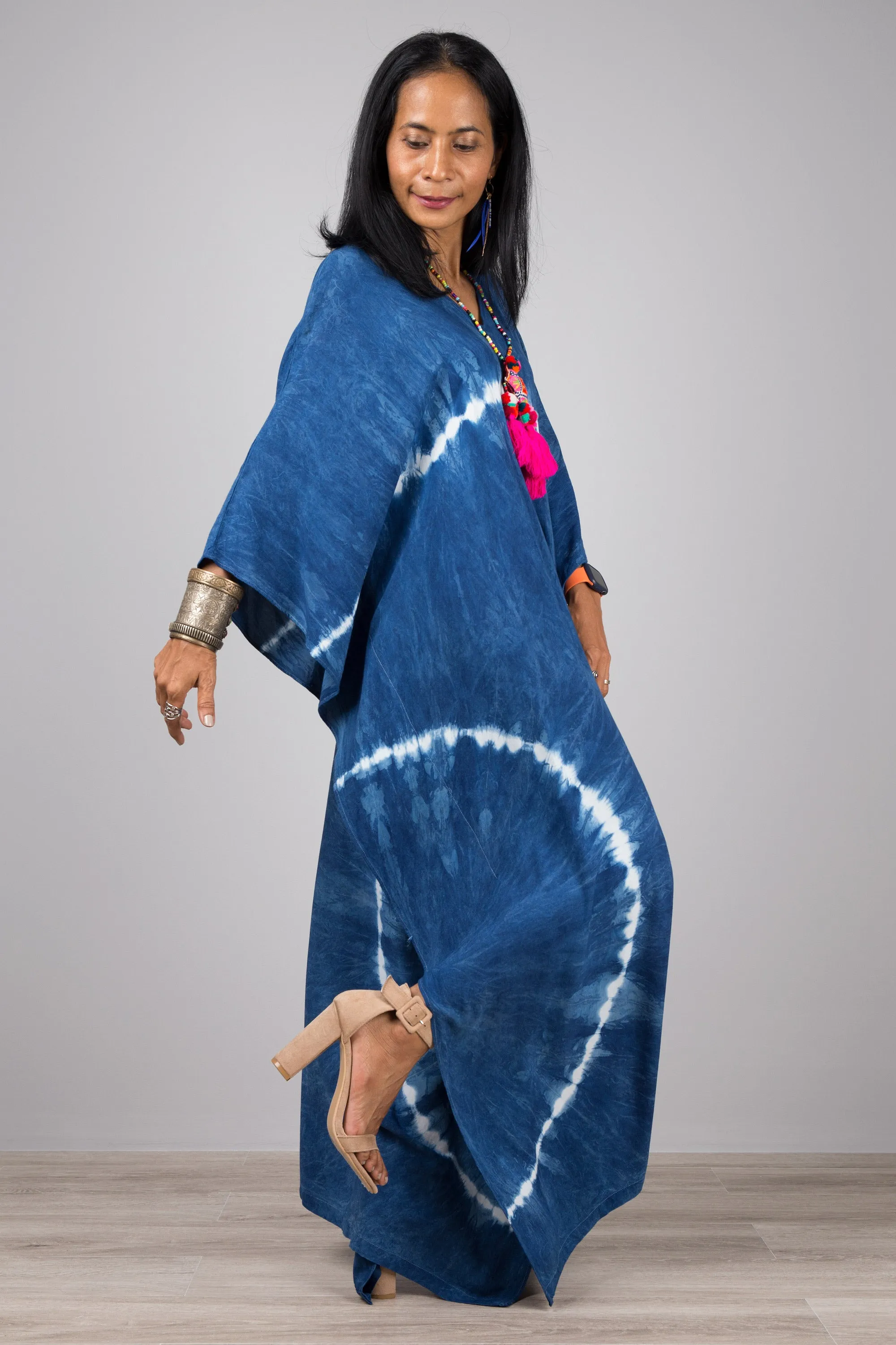 Tie dye kaftan