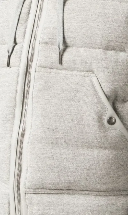 Tom Ford Mens Cotton Logo Vest in Ash Gray