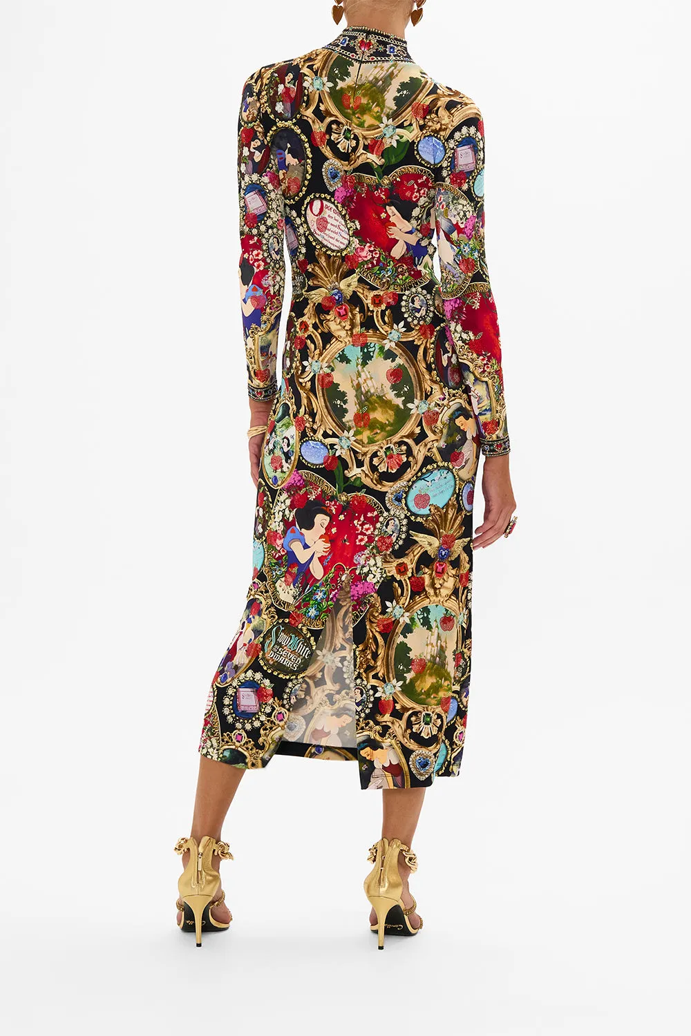 TURTLENECK JERSEY DRESS HAPPILY EVER AFTER
